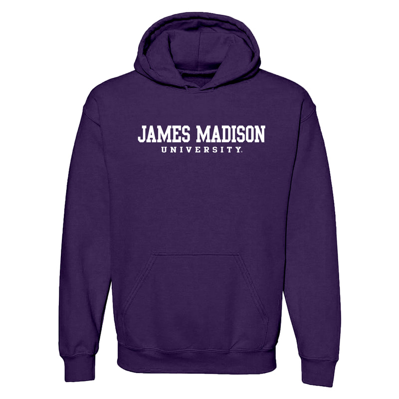 James Madison Basic Block Hoodie - Purple