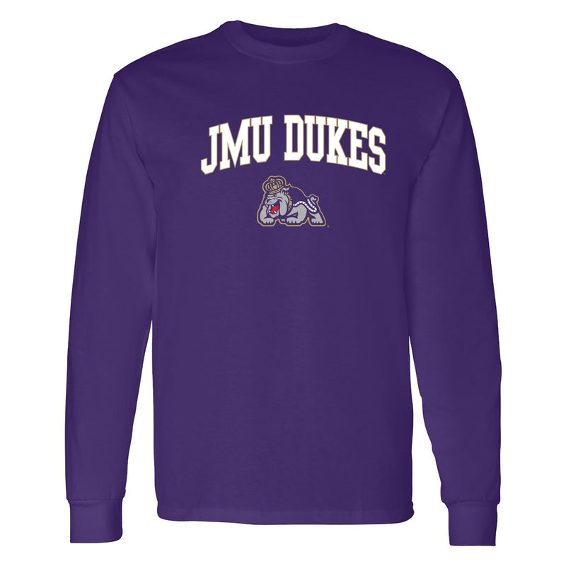James Madison Arch Logo Long Sleeve - Purple
