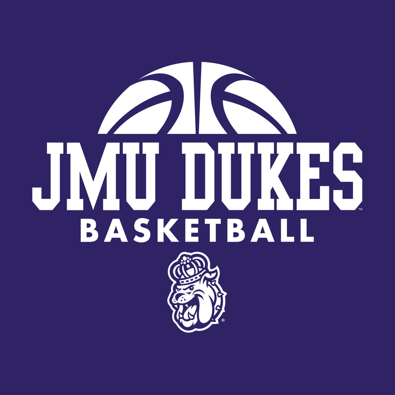 James Madison Basketball Hype T-Shirt - Purple