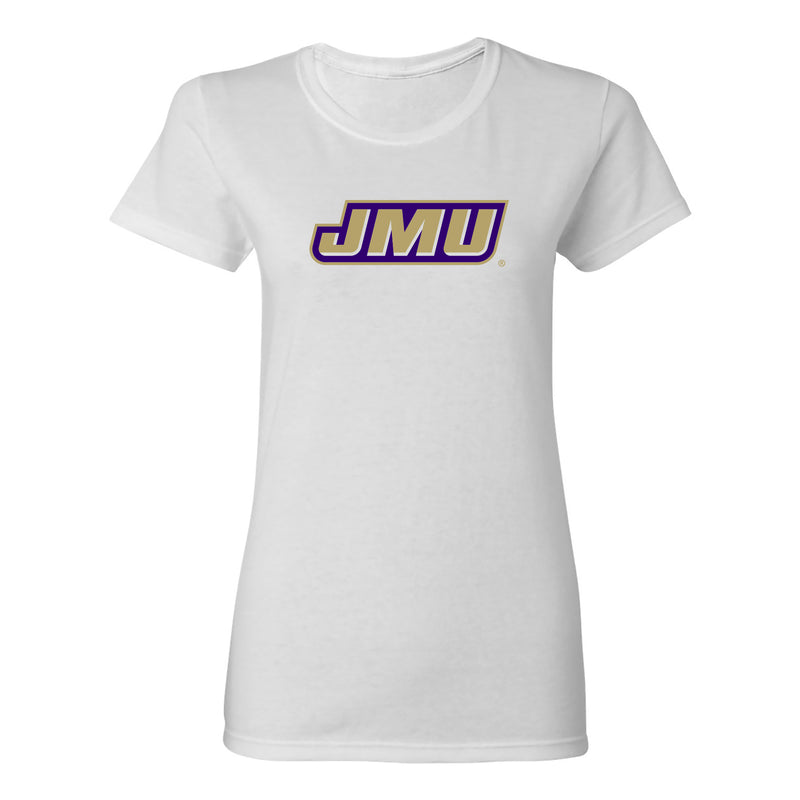 James Madison Primary Logo Womens T-Shirt - White