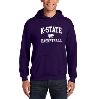 K-State Arch Logo Basketball Hoodie - Purple