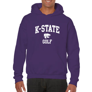 K-State Arch Logo Golf Hoodie - Purple