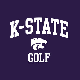 K-State Arch Logo Golf T-Shirt - Purple