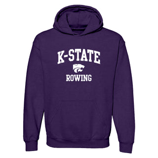 K-State Arch Logo Rowing Hoodie - Purple