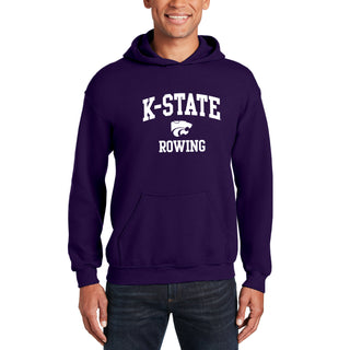 K-State Arch Logo Rowing Hoodie - Purple