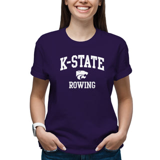 K-State Arch Logo Rowing T-Shirt - Purple