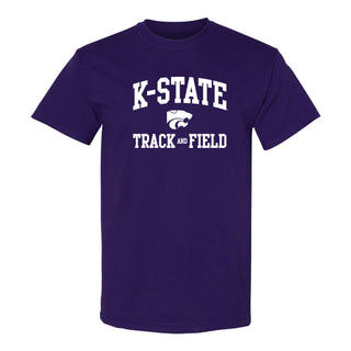 K-State Arch Logo Track & Field T-Shirt - Purple