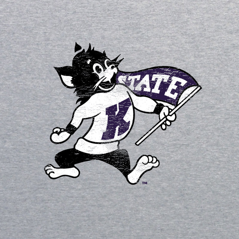 K-State Mascot Mark Long Sleeve - Sport Grey