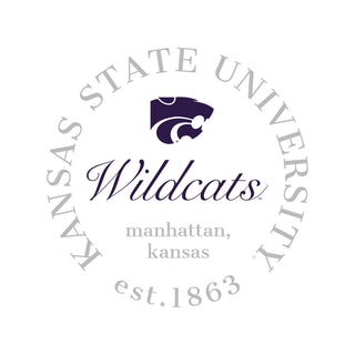 K-State Roundabout Women’s Cropped Fleece Hoodie - White