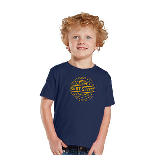 Kent State Sunny Circle Toddler T-Shirt  - Navy