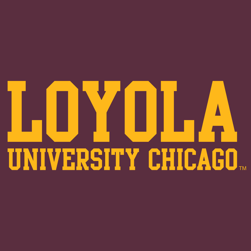 Loyola Chicago Basic Block Creeper - Maroon