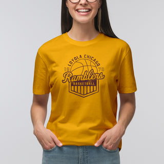 Loyola University Chicago Ramblers Basketball Shield T Shirt