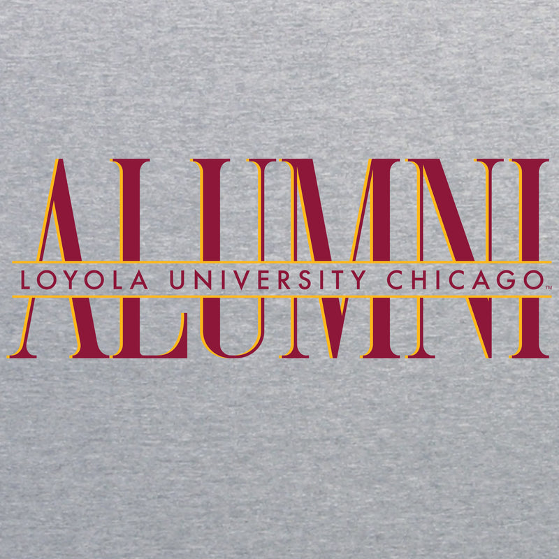 Loyola Chicago Classic Alumni Crewneck - Sport Grey