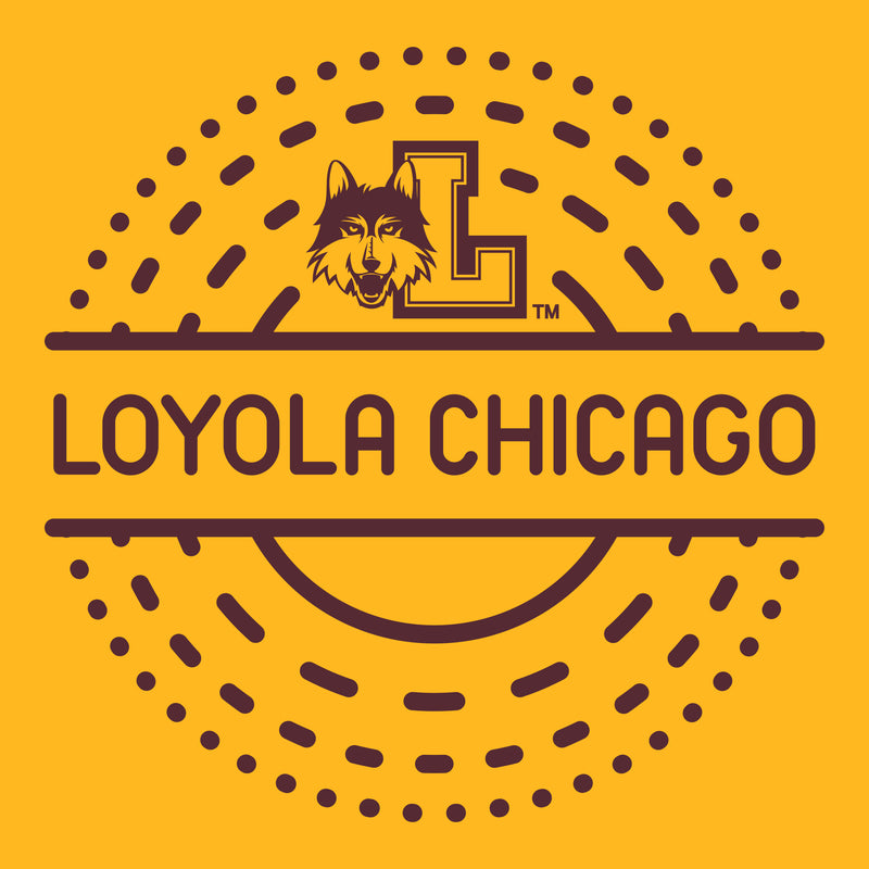 Loyola Chicago Sunny Circle Infant Creeper - Gold