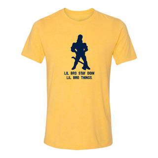 LOL Bro Canvas Triblend T-Shirt - Yellow Gold Triblend