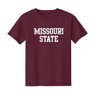 Missouri State Bears Basic Block Youth T-Shirt - Maroon