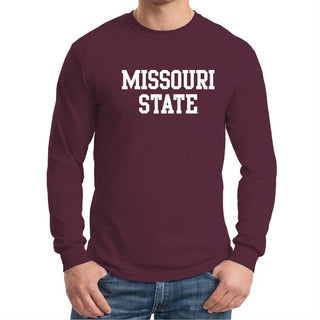 Missouri State Bears Basic Block Long Sleeve T-Shirt - Maroon