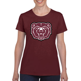 Missouri State Bears Primary Logo Women's T-Shirt - Maroon