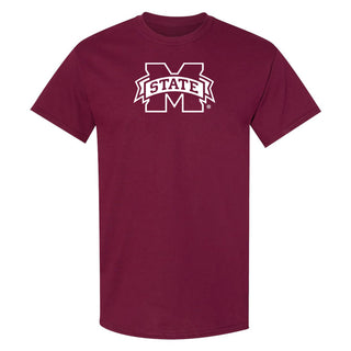 Mississippi State Bulldogs Primary Logo T-Shirt - Maroon