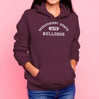 Mississippi State Bulldogs Athletic Arch Hoodie - Maroon