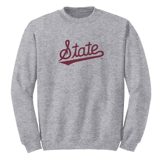 Mississippi State Script Logo Crewneck Sweatshirt