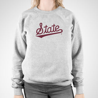 Mississippi State Script Logo Crewneck Sweatshirt