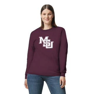 Mississippi State Interlocking MSU Long Sleeve
