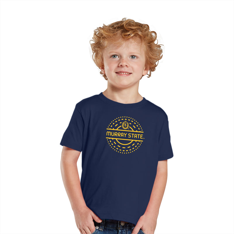 Murray State Sunny Circle Toddler T-Shirt  - Navy