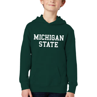 Michigan State Spartans Basic Block Youth Hoodie