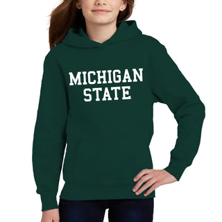 Michigan State Spartans Basic Block Youth Hoodie