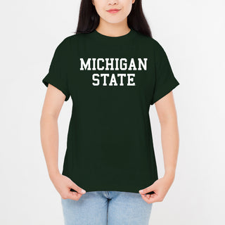 Michigan State University Spartans Basic Block T-Shirt