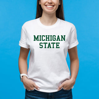 Michigan State University Spartans Basic Block T-Shirt