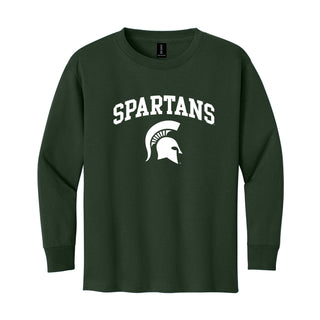 Michigan State Arch Logo Youth Long Sleeve
