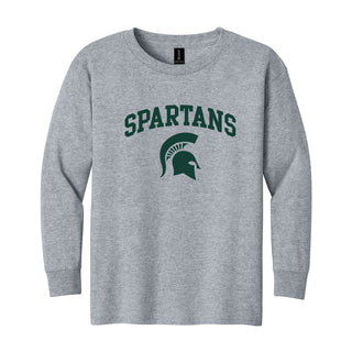 Michigan State Arch Logo Youth Long Sleeve
