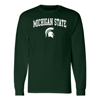 Champion Michigan State Arched Champion Long Sleeve - Dark Green