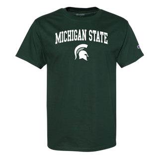 Champion Michigan State Arched SS T-Shirt - Dark Green