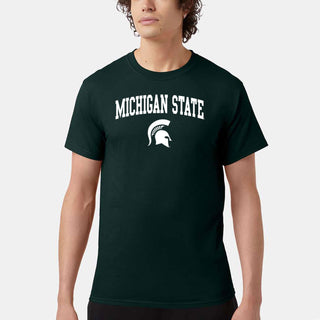 Michigan State Arched Champion SS T-Shirt - Dark Green