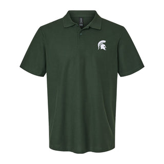 MSU Primary Logo EMB Softstyle Pique Polo - Forest