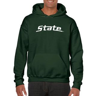 MSU State Wordmark Hoodie - Forest