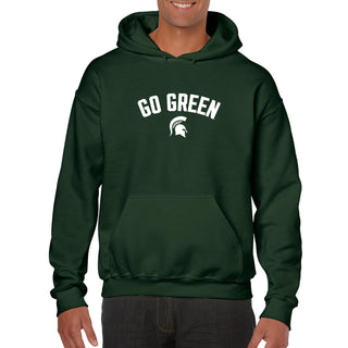 MSU Go Green Arc JA BTB Fleece Hoodie - Forest