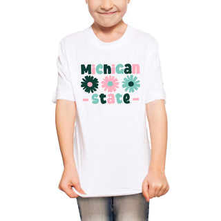MSU Daisy Dot Youth T-Shirt - White