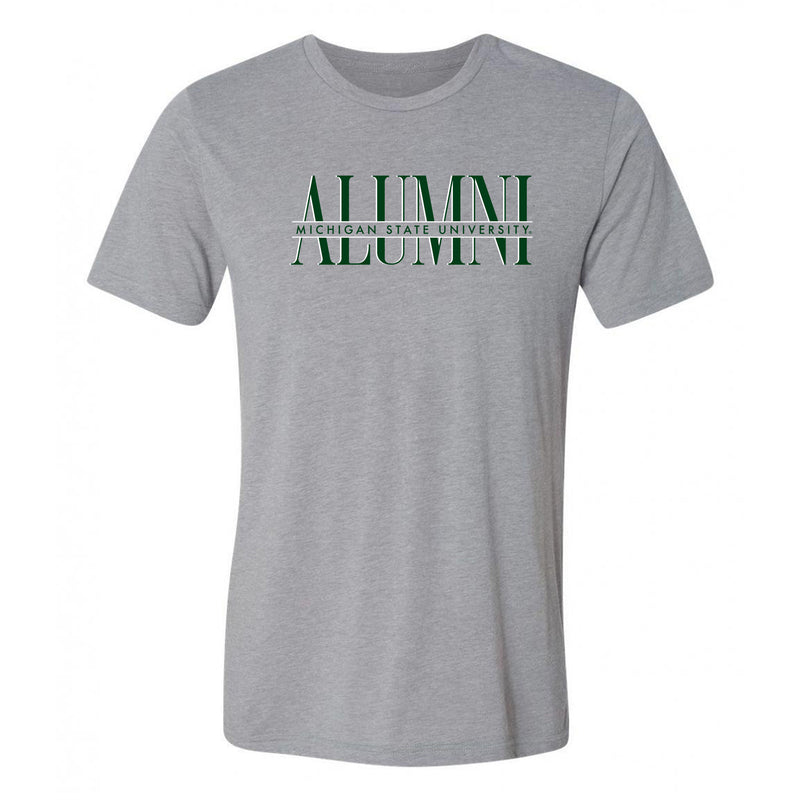MSU Classic Alumni Triblend T-Shirt - Athletic Grey