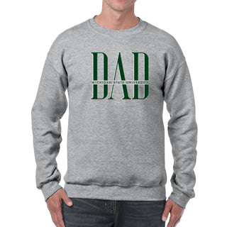 MSU Classic Dad Crewneck - Sport Grey