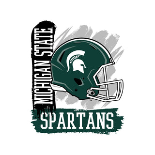 MSU 90s Big Print T-Shirt - White