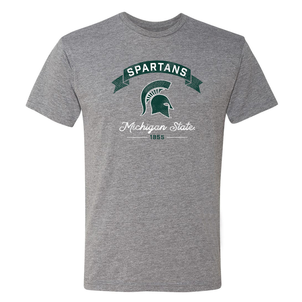 MSU Ribbon Arc NLA Triblend T-Shirt - Premium Heather – Underground ...