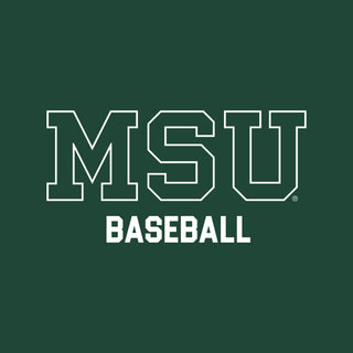 MSU Sparty Baseball Mascot Mark LC Zip Hoodie - Forest