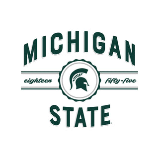 MSU Grandstand Women's Fine Jersey Boxy Tee - White