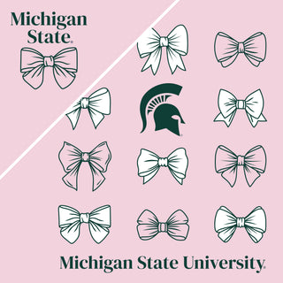 MSU Bow Bliss T-Shirt - Light Pink