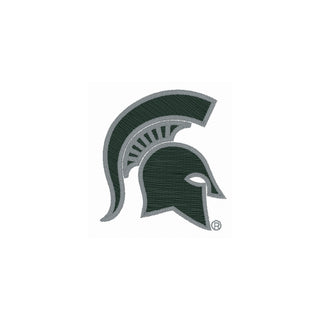 MSU Logo Outline EMB Womens Softstyle Pique Polo