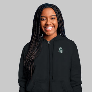 Michigan State Sparty LC EMB Full Zip Hoodie